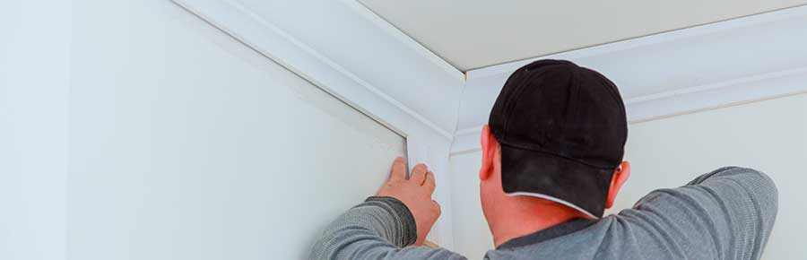 Install crown molding